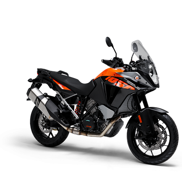 Best motorcycle and motorbike types for off road and dual adventure riding in Australia. This is a KTM 1050 Adventure bike with ABS braking
